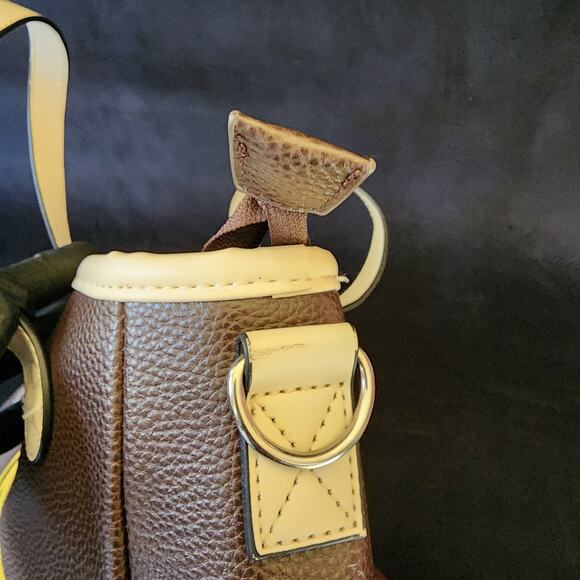 Womens San Diego Padres Brown Shoulder Hand Bag Purse MLB Genuine Merchandise - Picture 5 of 15